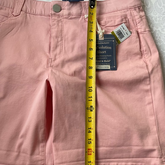 Democracy Ab Solution Shorts Women Size 14 Soft Orange New With Tags - Picture 4 of 5